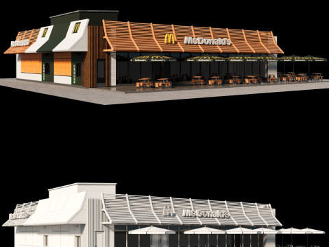 McDonalds Restaurant 3D 모델