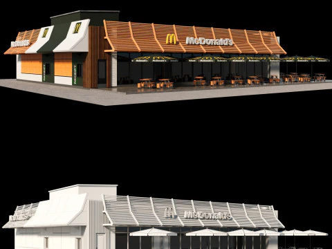 McDonalds Restaurant 3D Model