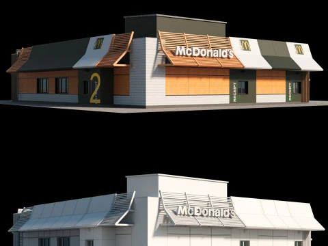 McDonalds Restaurant 3D Model