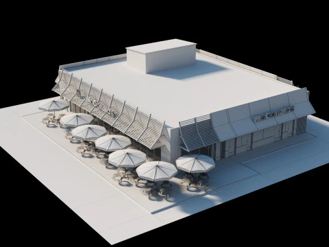 McDonalds Restaurant 3D Model