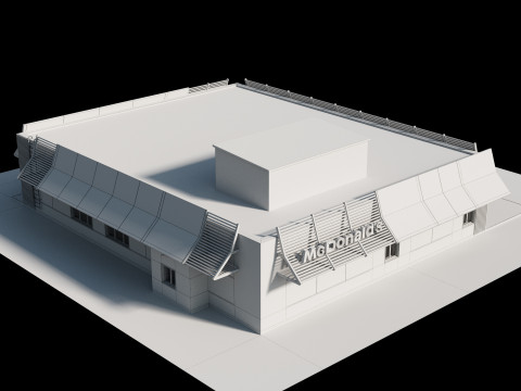 McDonalds Restaurant 3D 모델