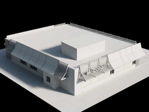 McDonalds Restaurant 3D Model