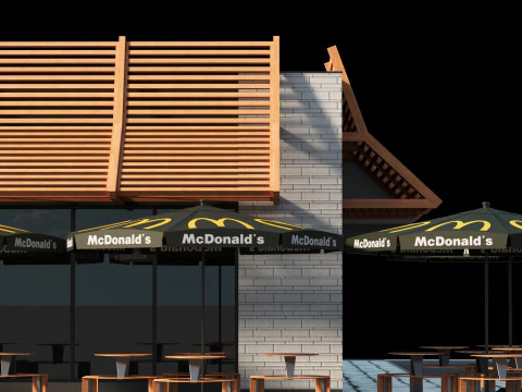 McDonalds Restaurant 3D Model