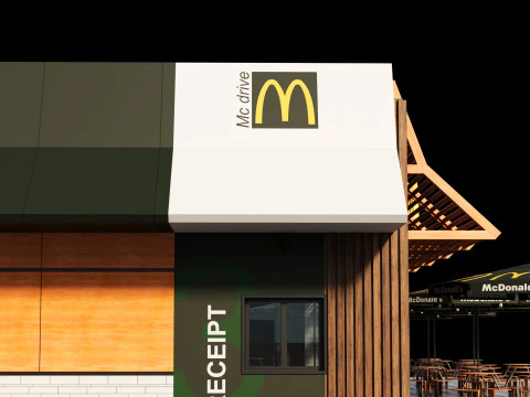 McDonalds Restaurant 3D Model