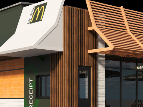 McDonalds Restaurant 3D 모델