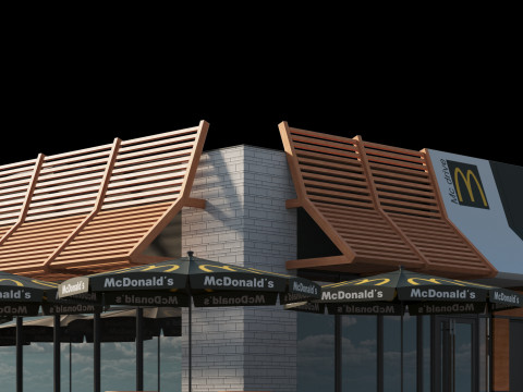 McDonalds Restaurant 3D 모델