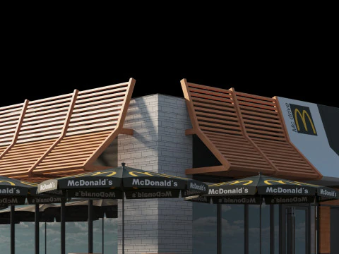 McDonalds Restaurant 3D Model
