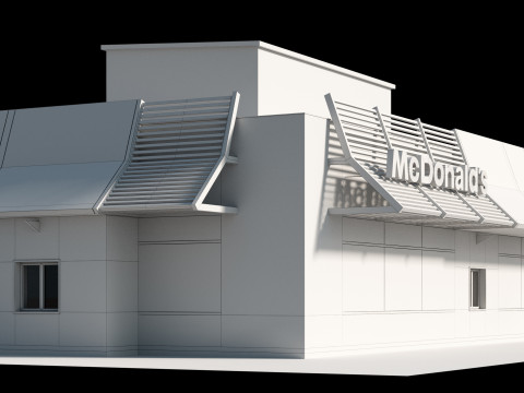 McDonalds Restaurant 3D 모델