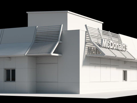 McDonalds Restaurant 3D Model
