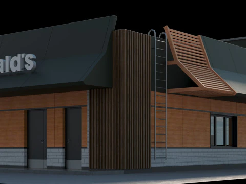 McDonalds Restaurant 3D Model