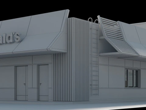 McDonalds Restaurant 3D Model