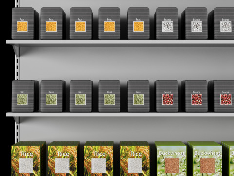 Shelves with goods 04 Modelo 3D