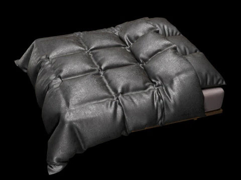 Bed Sheets Pack 02 3D Model