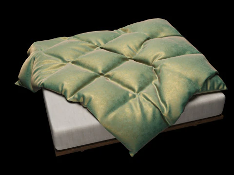 Bed Sheets Pack 02 3D Model