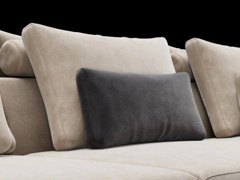 Frigerio sofa 001 3D Model