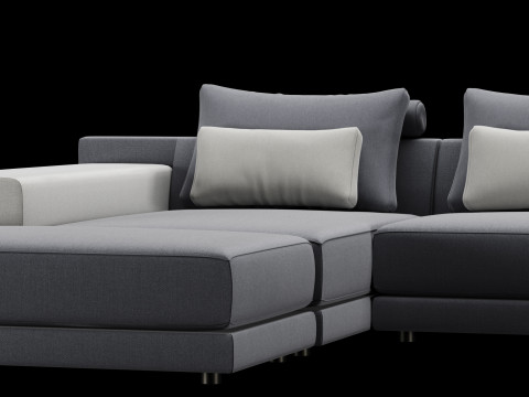Frigerio sofa 002 3D 模型