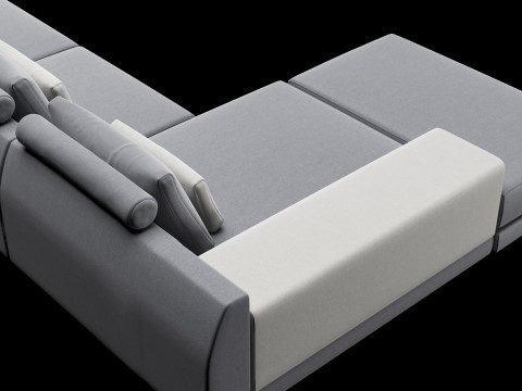 Frigerio sofa 002 3D 模型