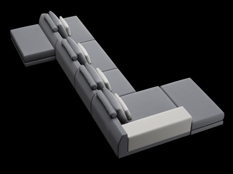 Frigerio sofa 002 3D 模型