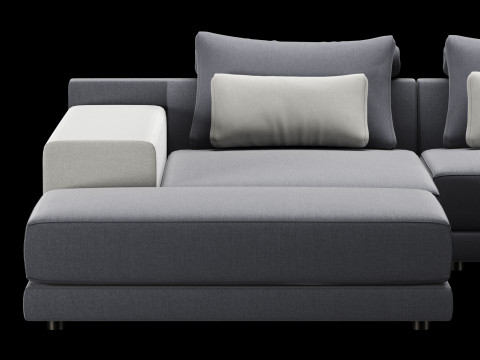 Frigerio sofa 002 3D 模型
