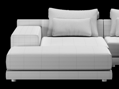 Frigerio sofa 002 3D 模型
