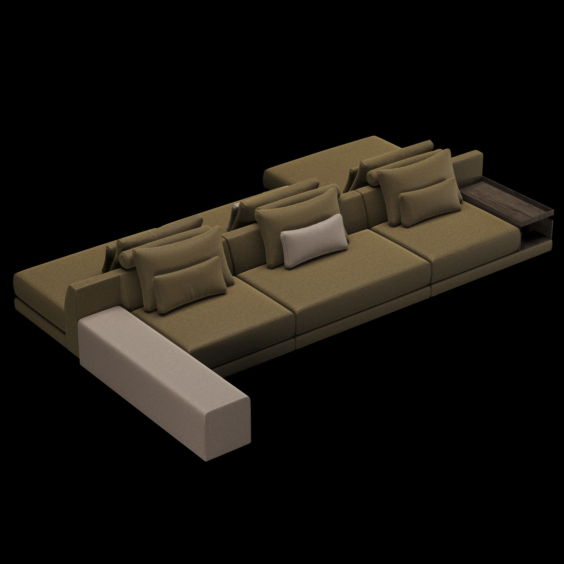 Frigerio sofa 003 3D Model .c4d .max .obj .3ds .fbx .stl .blend 