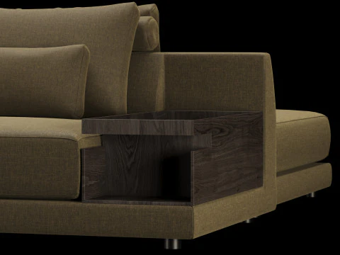 Frigerio sofa 003 3D Model