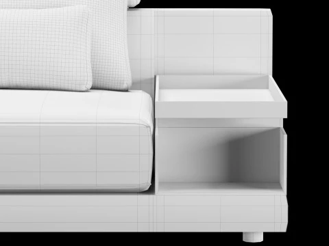 Frigerio sofa 003 3D Model