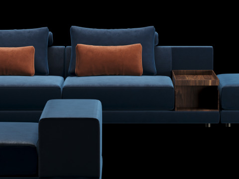 Frigerio sofa 004 3D Model