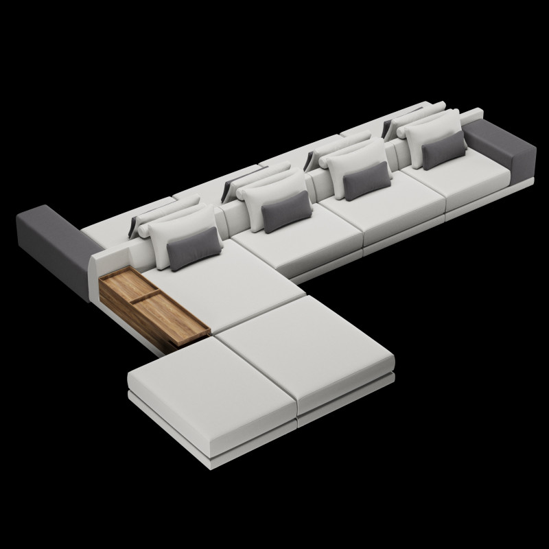 Frigerio sofa 005 Modèle 3D .c4d .max .obj .3ds .fbx .stl .blend 