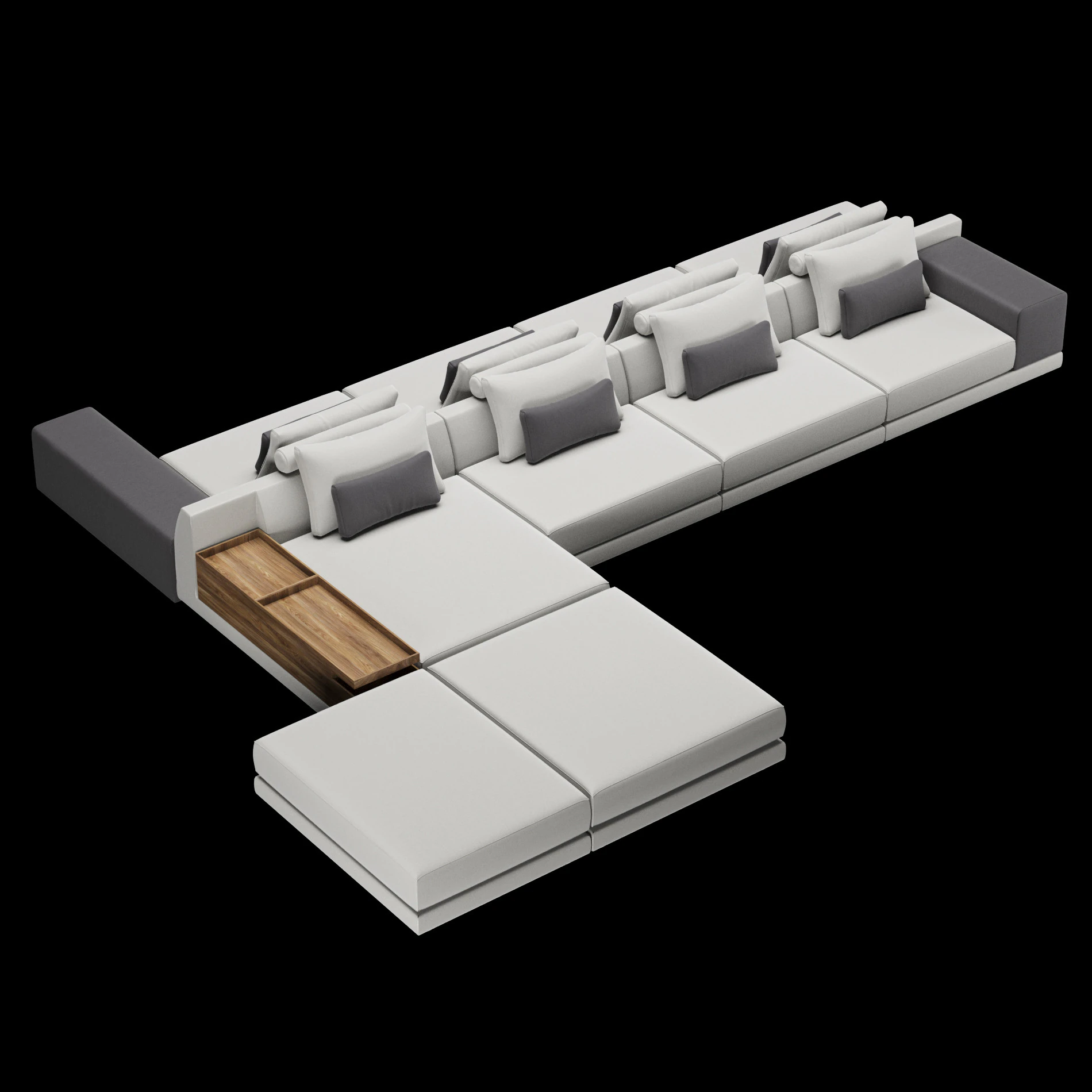 Frigerio sofa 005 3D Model .c4d .max .obj .3ds .fbx .stl .blend 