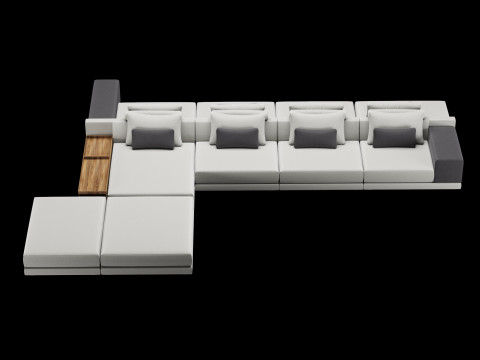 Frigerio sofa 005 Modèle 3D