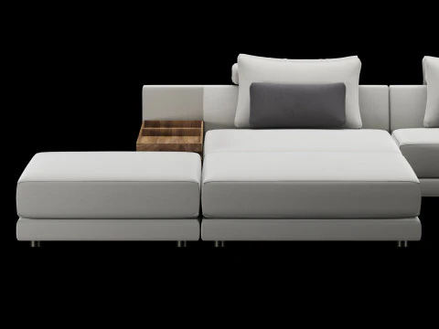 Frigerio sofa 005 3D Model