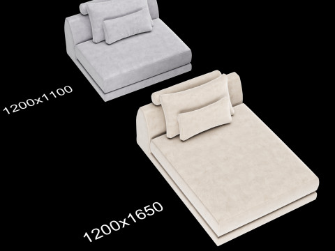 Frigerio sofa full set elements Modelo 3D