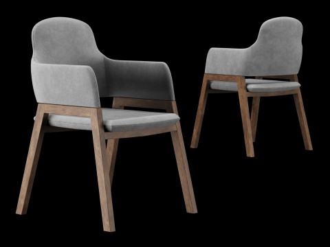 Modern dining table 3D मॉडल