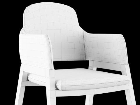 Bar and standart chair 1 3D Model