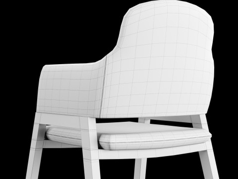 Bar and standart chair 1 3D Model