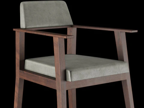 Bar and standart chair 2 3D Model