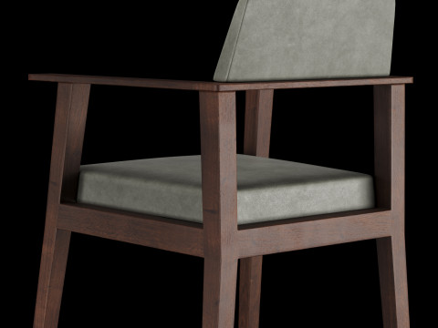 Bar and standart chair 2 Modèle 3D
