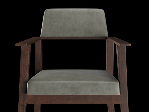 Bar and standart chair 2 3D Model