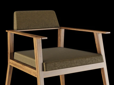 Bar and standart chair 2 3D Model
