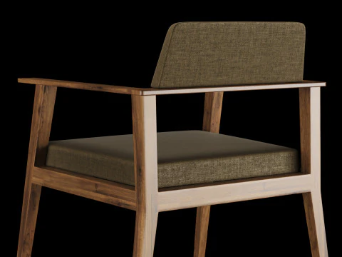 Bar and standart chair 2 3D Model