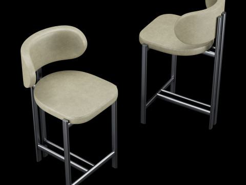 Bar and standart chair 3 3D Model