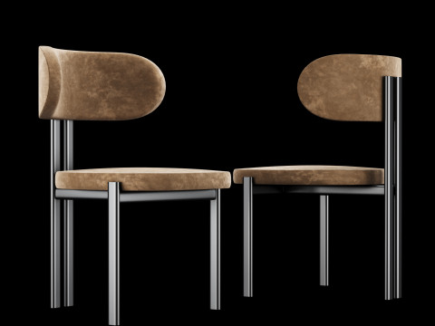 Bar and standart chair 3 3D Model