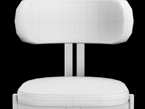 Bar and standart chair 3 3D Model
