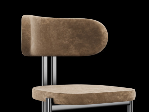Bar and standart chair 3 3D Model