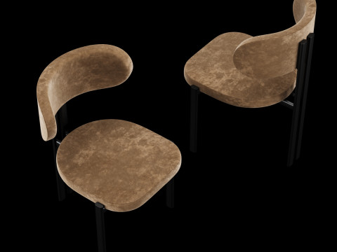 Bar and standart chair 3 3D Model