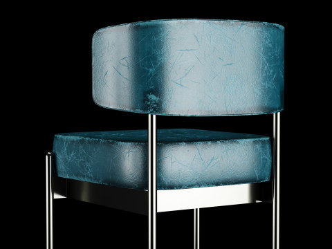 Bar and standart chair 4 Model 3D