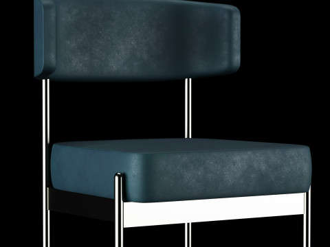Bar and standart chair 4 Model 3D