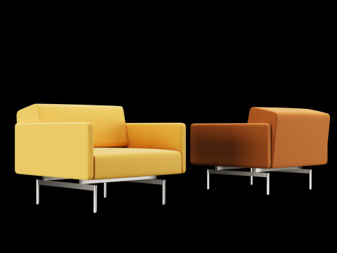 BT design matt modular chair 3D Model