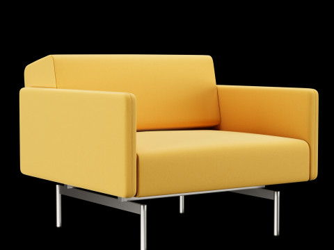 BT design matt modular chair 3D Model